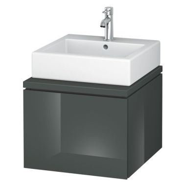 Click here to see Duravit LC682603838 Duravit LC682603838 L-Cube Bathroom Vanity 1-Drawer, Dolomiti Grey High Gloss Lacquer