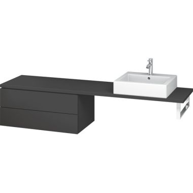 Click here to see Duravit LC686204949 Duravit LC686204949 L-Cube Floor Standing Bathroom Cabinet, Graphite Matte (Decor)