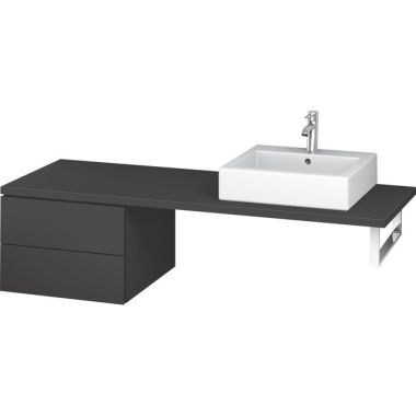 Click here to see Duravit LC687604949 Duravit LC687604949 L-Cube Floor Standing Bathroom Cabinet, Graphite Matte (Decor)