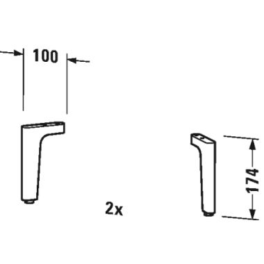 Click here to see Duravit UV991800000 Duravit UV991800000 3 7/8
