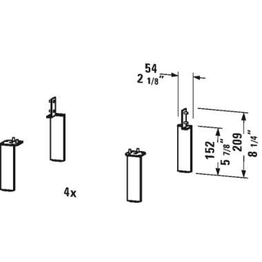 Click here to see Duravit UV999400000 Duravit UV999400000 2 1/8