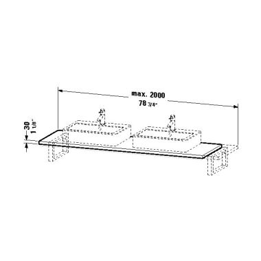Click here to see Duravit VE099C00303 DURAVIT VE099C00303 VERO