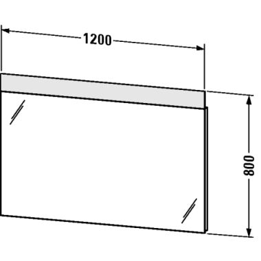 Click here to see Duravit VE727000000 Duravit VE727000000 Vero 47 1/4
