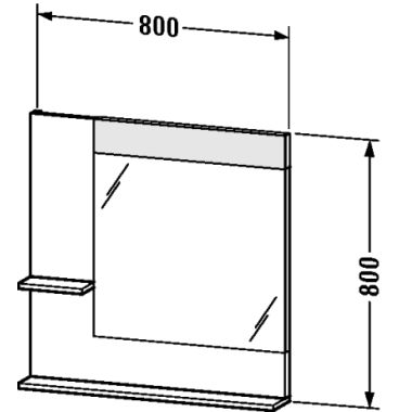 Click here to see Duravit VE731102222 Duravit VE731102222 Vero 31 1/2