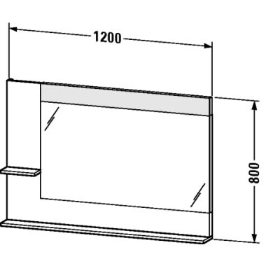 Click here to see Duravit VE731302222 Duravit VE731302222 Vero 47 1/4