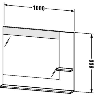 Click here to see Duravit VE732202222 Duravit VE732202222 Vero 39 3/8