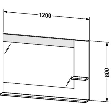 Click here to see Duravit VE732302222 Duravit VE732302222 Vero 47 1/4