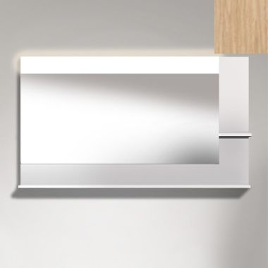 Click here to see Duravit VE732401212 Duravit VE732401212 Vero Rectangular Frameless Mirror, Brushed Oak (Real Wood Veneer)