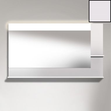 Click here to see Duravit VE732402727 Duravit VE732402727 Vero Rectangular Frameless Mirror, White Lilac High Gloss Lacquer