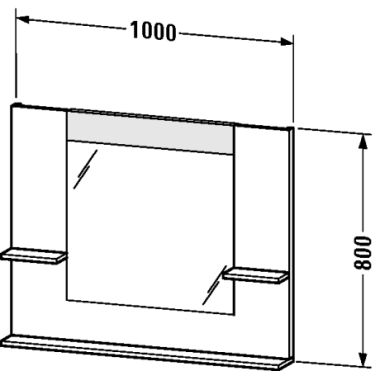 Click here to see Duravit VE735102222 Duravit VE735102222 Vero 39 3/8