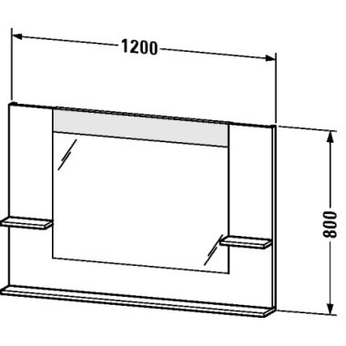 Click here to see Duravit VE735202222 Duravit VE735202222 Vero 47 1/4