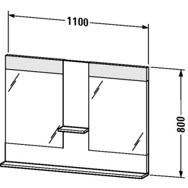 Click here to see Duravit VE736002222 Duravit VE736002222 Vero 43 1/4