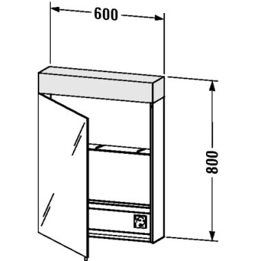 Click here to see Duravit VE7500L0000 Duravit VE7500L0000 Vero 23 5/8