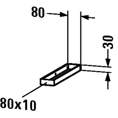 Click here to see Duravit VE996100000 Duravit VE996100000 Vero 16 1/4