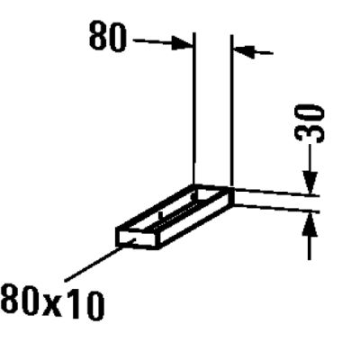 Click here to see Duravit VE996200000 Duravit VE996200000 Vero 15 5/8