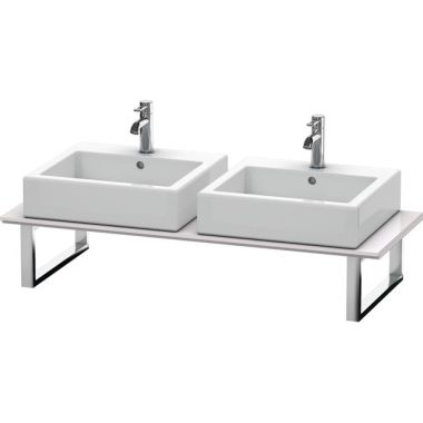 Click here to see Duravit XL018C02727 DURAVIT XL018C02727 X-Large Customizable Double Consoles Bathroom Vanity, White Lilac High Gloss Lacquer