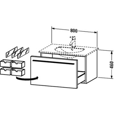 Click here to see Duravit XL606208585 Duravit XL606208585 X-Large 31 1/2