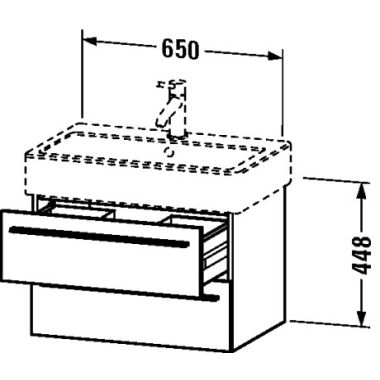 Click here to see Duravit XL634201212 Duravit XL634201212 X-Large 25 5/8