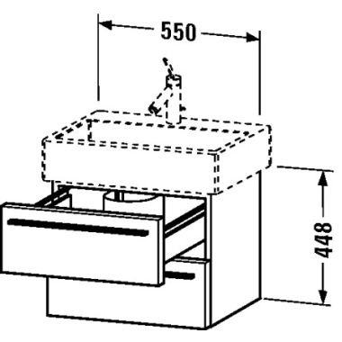 Click here to see Duravit XL634408585 Duravit XL634408585 X-Large 21 5/8