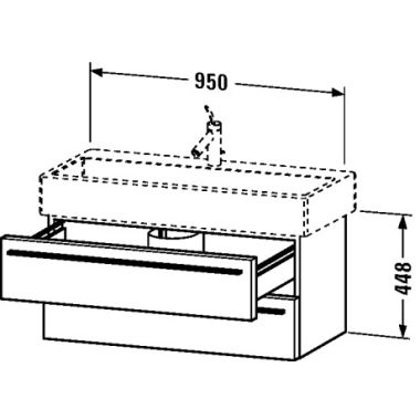 Click here to see Duravit XL634608585 Duravit XL634608585 X-Large 37 3/8