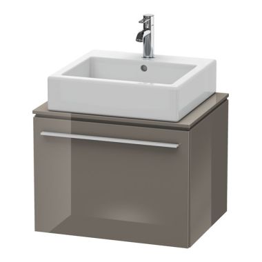 Click here to see Duravit XL650008989 Duravit XL650008989 X-Large Single Bathroom Vanity, Flannel Grey High Gloss Lacquer