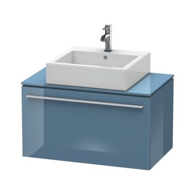 Click here to see Duravit XL650104747 Duravit XL650104747 X-Large 1-Drawer Bathroom Console Vanity, Stone Blue