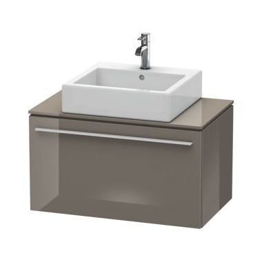 Click here to see Duravit XL650108989 Duravit XL650108989 X-Large Single Bathroom Vanity, Flannel Grey High Gloss Lacquer
