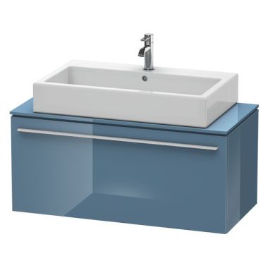Click here to see Duravit XL650204747 Duravit XL650204747 X-Large 1-Drawer Bathroom Console Vanity, Stone Blue