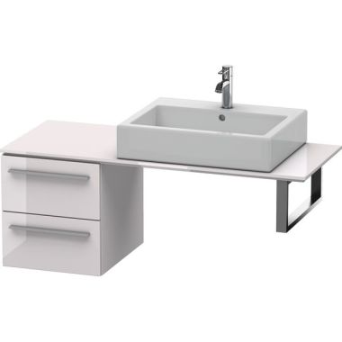 Click here to see Duravit XL652202727 Duravit XL652202727 X-Large Wall Mount Single Bathroom Vanity with Two Drawers for Console - White Lilac High Gloss Lacquer