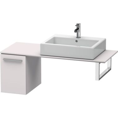 Click here to see Duravit XL653108787 Duravit XL653108787 X-Large Wall Mount Single Bathroom Vanity with One Drawer for Console - White Lilac Satin Matte Lacquer