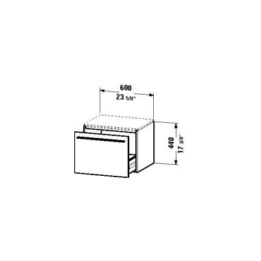 Click here to see Duravit XL653400303 Duravit XL653400303 X-Large 23 5/8