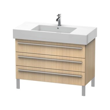 Click here to see Duravit XL655407171 Duravit XL655407171 X-Large Floor Standing Single Bathroom Vanity with Three Drawers - Mediterranean Oak (Real Wood Veneer)