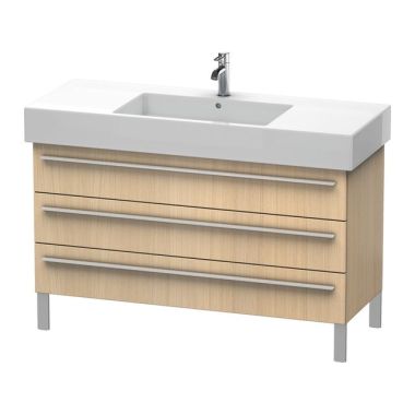 Click here to see Duravit XL655507171 Duravit XL655507171 X-Large Floor Standing Single Bathroom Vanity with Three Drawers - Mediterranean Oak (Real Wood Veneer)