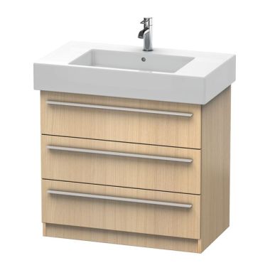 Click here to see Duravit XL657307171 Duravit XL657307171 X-Large Floor Standing Single Bathroom Vanity with Three Drawers - Mediterranean Oak (Real Wood Veneer)