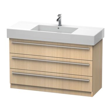 Click here to see Duravit XL657507171 Duravit XL657507171 X-Large Floor Standing Single Bathroom Vanity with Three Drawers - Mediterranean Oak (Real Wood Veneer)