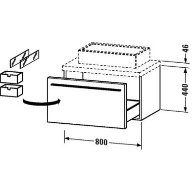 Click here to see Duravit XL671302222 Duravit XL671302222 X-Large 31 1/2