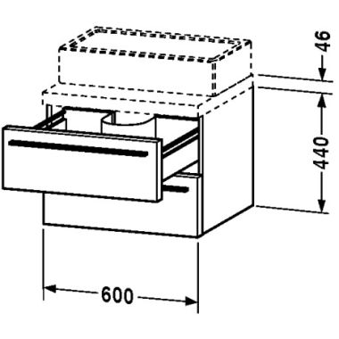 Click here to see Duravit XL671702222 Duravit XL671702222 X-Large 23 5/8