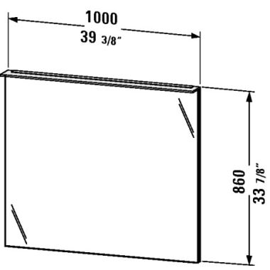 Click here to see Duravit XL729501212 Duravit XL729501212 X-Large 39 3/8