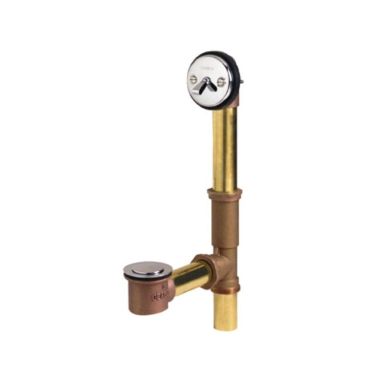 Click here to see Gerber G004190187 Gerber 41-901-87 Gerber Classics Brass Pop-Up Drain with Pre-Set Adjustable Linkage