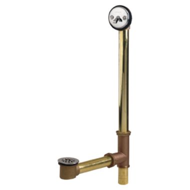 Click here to see Gerber A1-861 Gerber A1-861 Gerber Classics Brass Trip Lever Roman Tub Drain with Pre-Set Adjustable Linkage