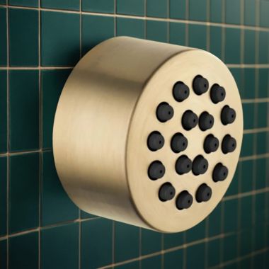 Click here to see Brizo SH84103-GL Brizo HydraChoice Spray Head with Full Spray and Touch-Clean, Brilliance Luxe Gold - SH84103-GL