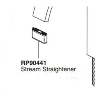 Click here to see Brizo RP90441 Brizo RP90441 Siderna Part Aerator, Rectangular Straightener