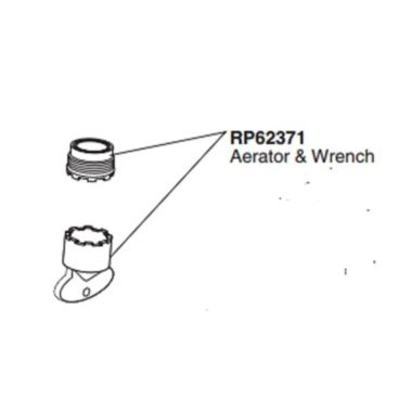 Click here to see Brizo RP62371-1.2 Brizo RP62371-1.2  Replacement 1.2 GPM Aerator and Wrench