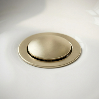Click here to see  RP81628PN Brizo Push Button Pop-Up with Overflow, Brilliance Polished Nickel - RP81628PN