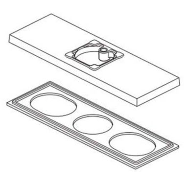 Click here to see Delta RP90057BL Delta Escutcheon and Gasket, Matte Black - RP90057BL