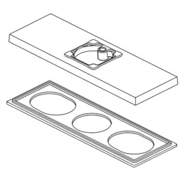 Click here to see Delta RP90057SS Delta RP90057SS Stainless Escutcheon and Gasket