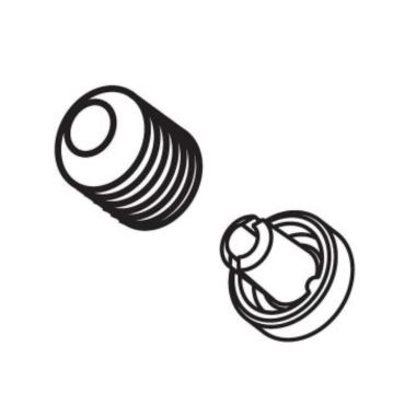Click here to see Delta RP72684 Delta Cassidy Chrome Set Screw and Button for Cassidy Series Kitchen Faucets - RP72684
