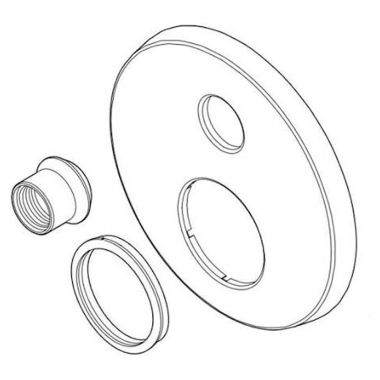 Click here to see Delta RP84971 Delta RP84971 Chrome Integrated Diverter Escutcheon Assembly