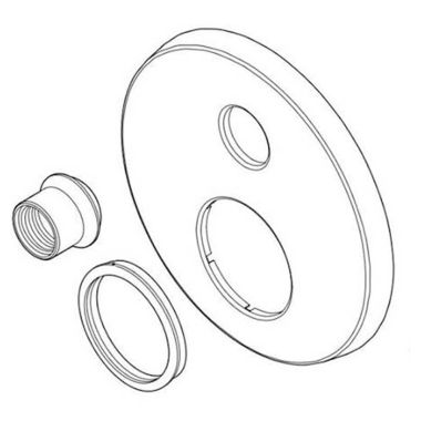 Click here to see Delta RP84971RB Delta RP84971RB Venetian bronze Diverter Escutcheon Assembly