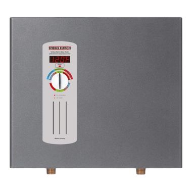 Click here to see Stiebel Eltron Tempra 24 Stiebel Eltron Tankless Electric Water Heater with Electronic Temperature Control, Whole House, 24kW, 240V - Tempra 24 (223424)